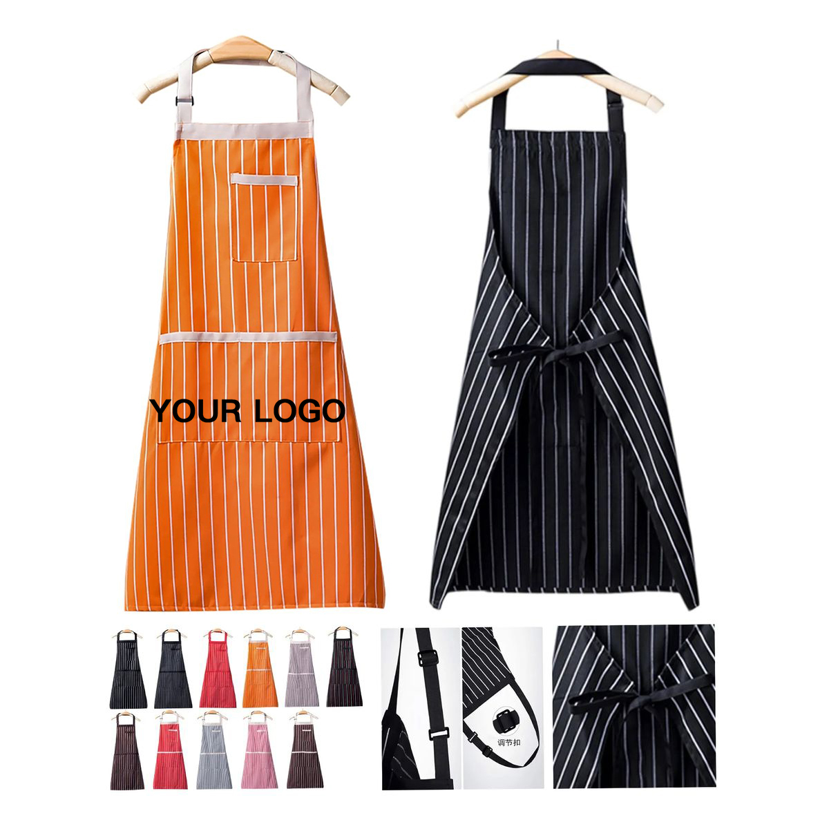 Debossed Logo Apron for Culinary Events 8