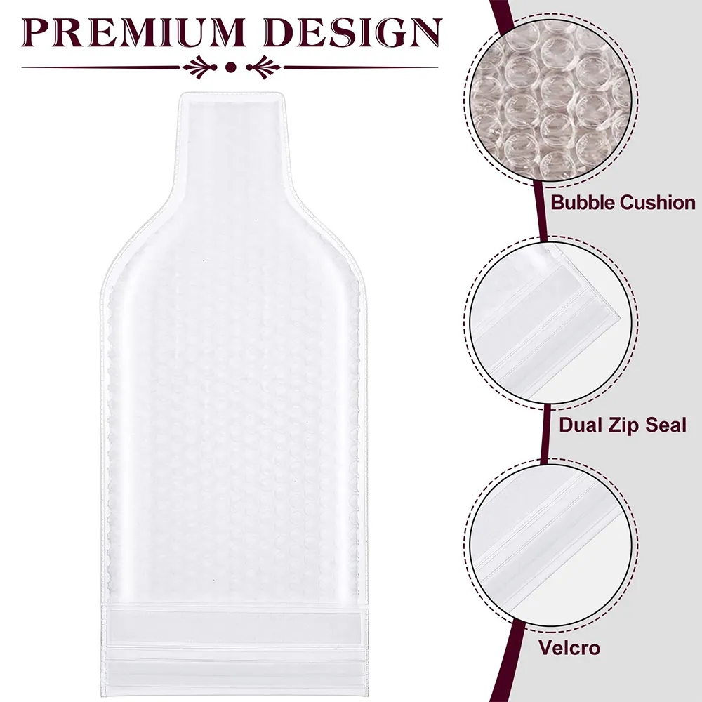 Leakproof Wine Bottle Travel Sleeve 11