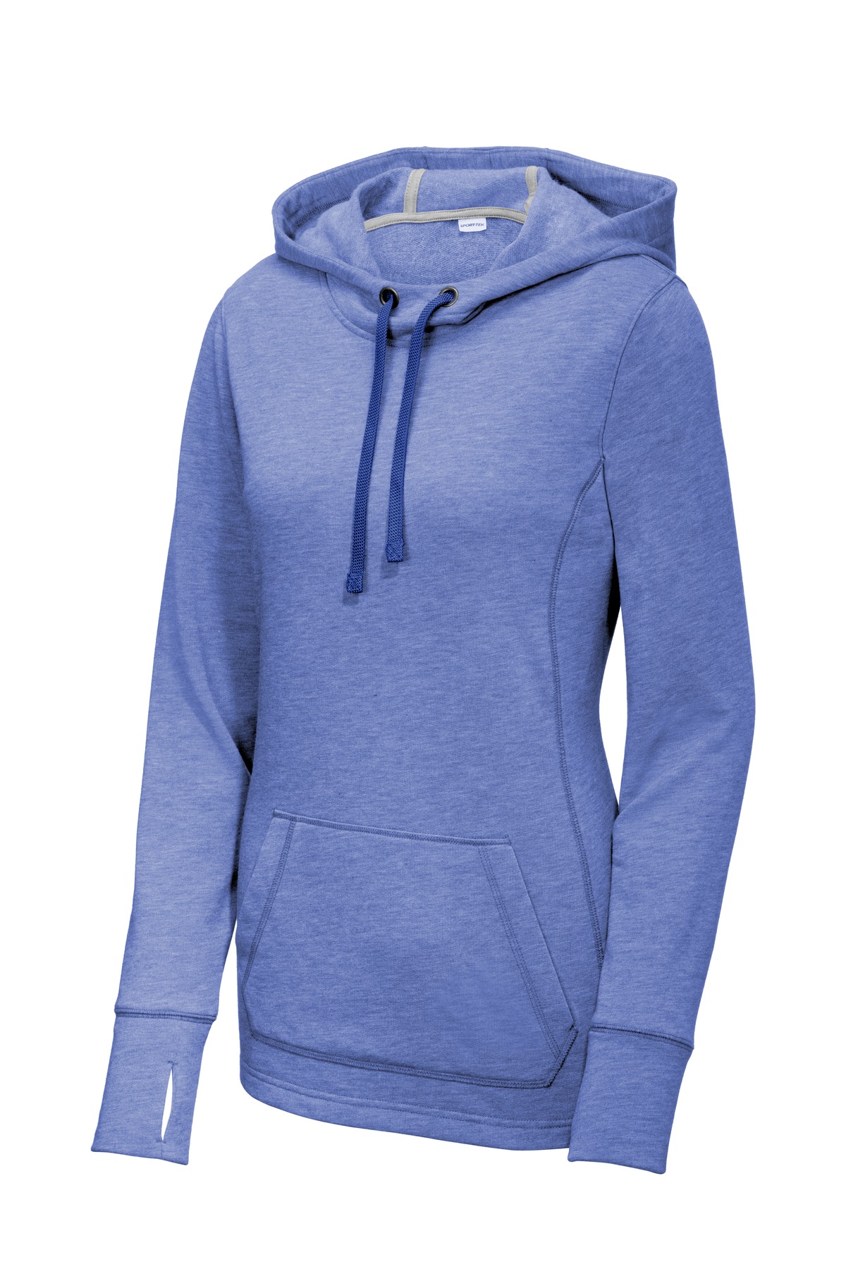 Sport-Tek Women's PosiCharge Tri-Blend Wicking Fleece Hooded Pullover. LST296, custom hoodie or sweatshirt with logo imprint 23