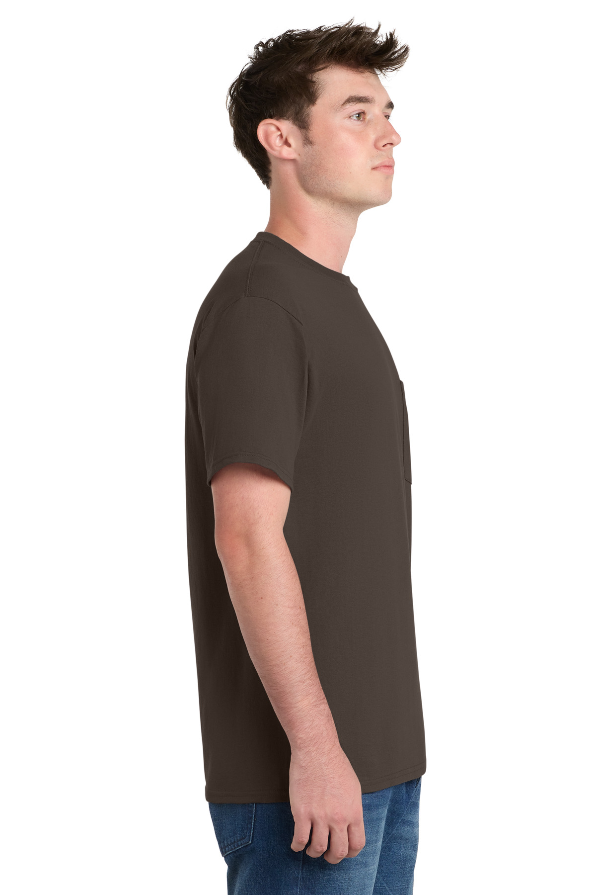Port & Co Essential Pocket Tee. PC61P 134