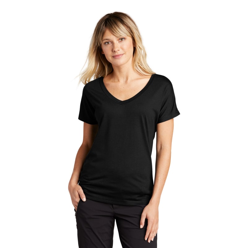 Sport-Tek Women's PosiCharge Tri-Blend Wicking Dolman Tee. 3