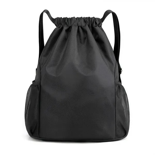 Lightweight Drawstring Backpack with Pockets Organization 7