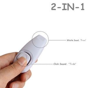Pet Dog Training Sound Clicker With Whistle 31