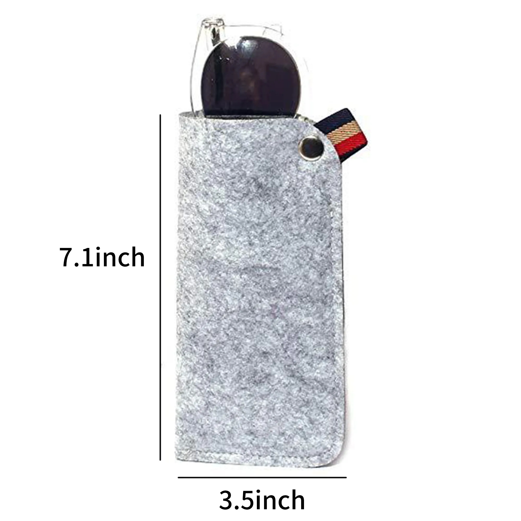 Felt Glasses Pouch Portable Sunglass Sleeve 4