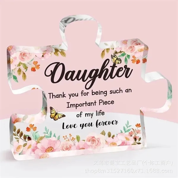 Acrylic Blessing Gift - Irregular Pattern Design 8