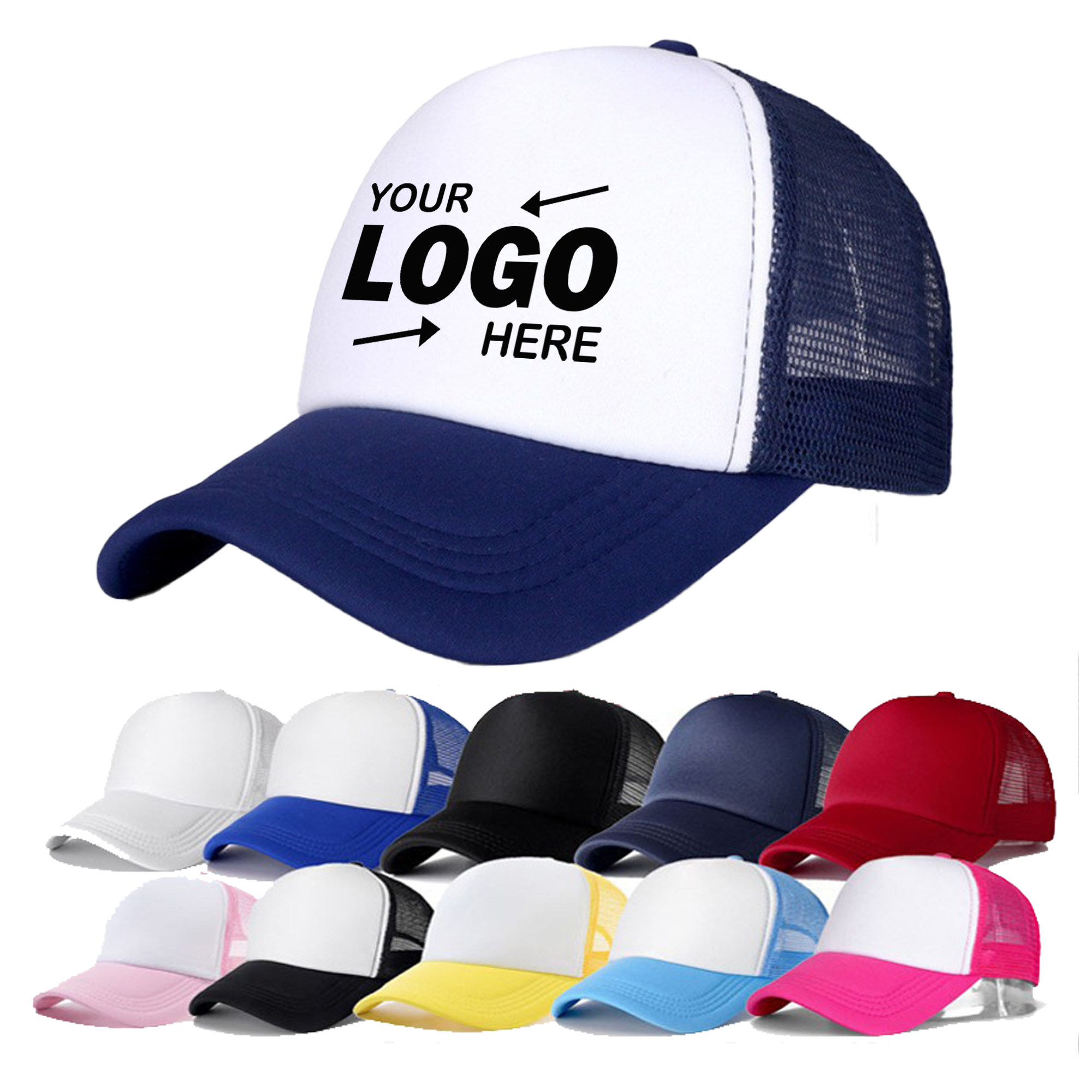 Comfortable Five Panel Breathable Trucker Caps 2