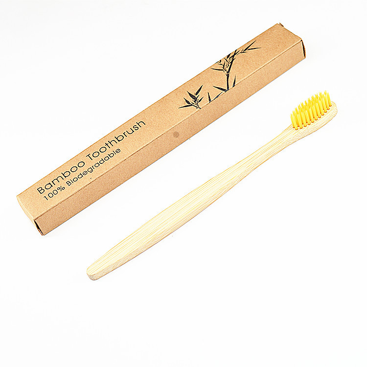 Natural Bamboo Toothbrush With Case 2