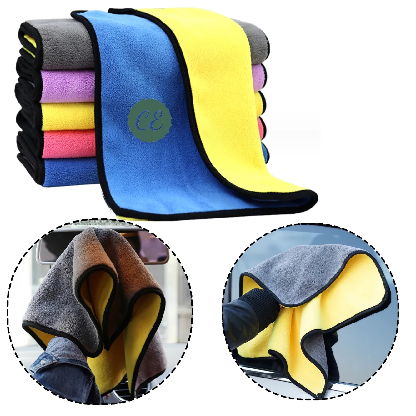 Quick Drying Car Microfiber Cleaning Towel 1