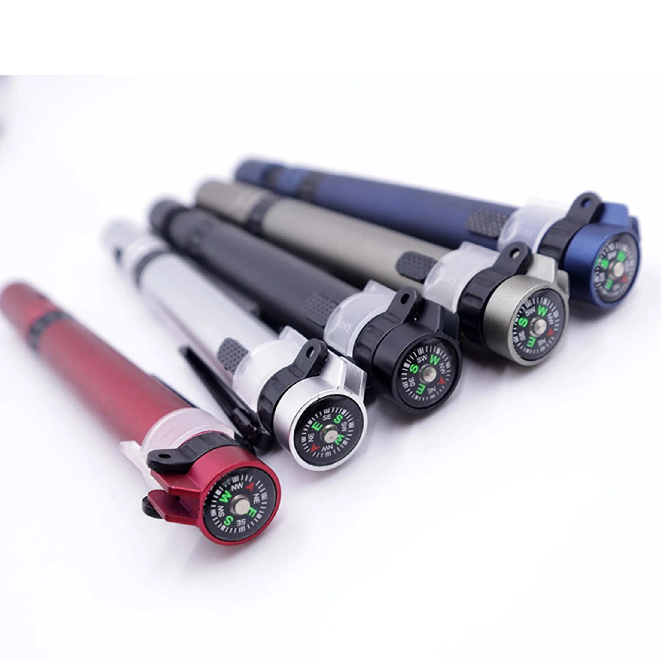 Multifunction 6 in 1 Tactical Pen with Compass 4