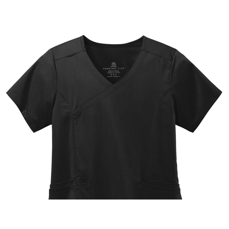 WonderWink Women's Premiere Flex Mock Wrap Top 14