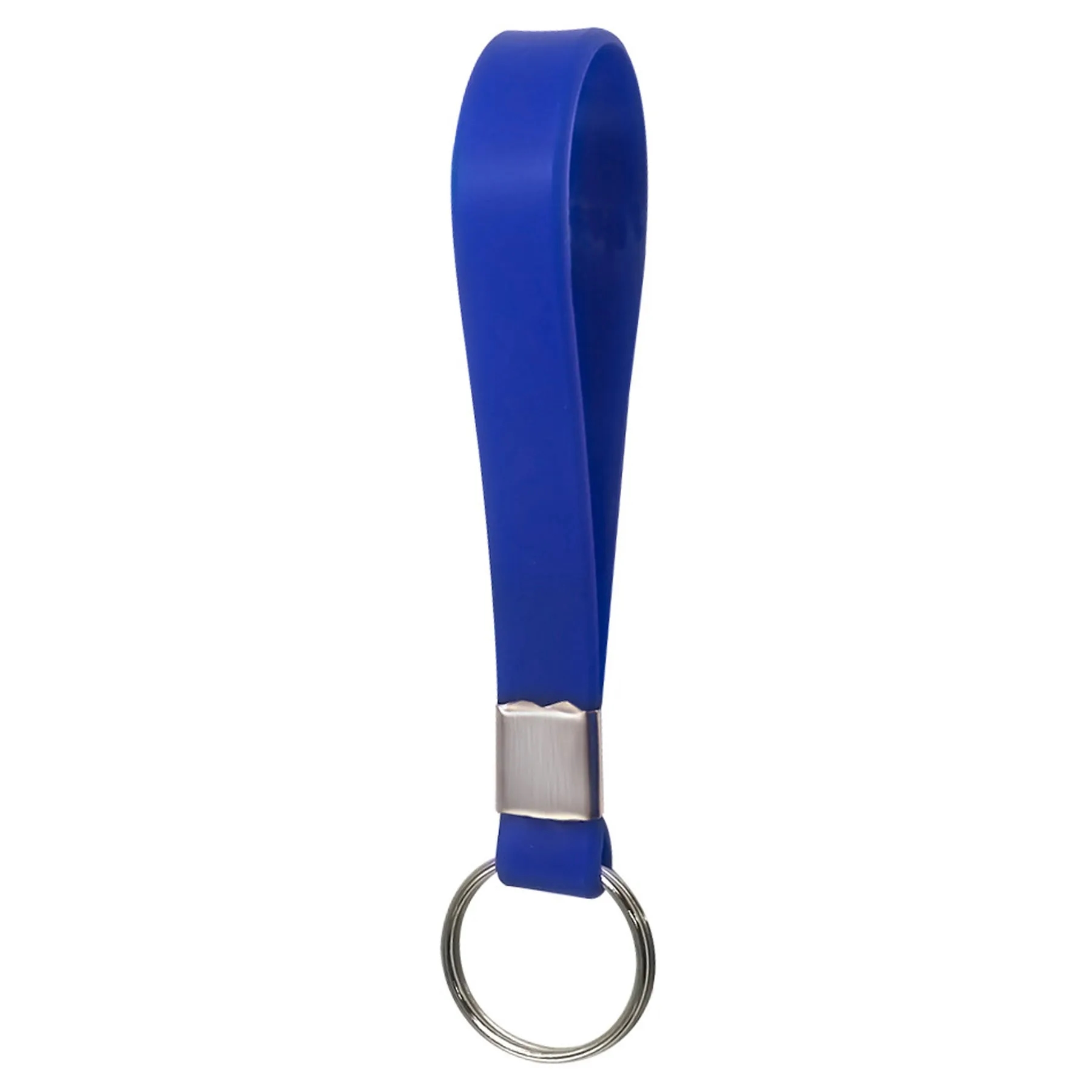Screen Printed Silicone Wristband Keychain 7