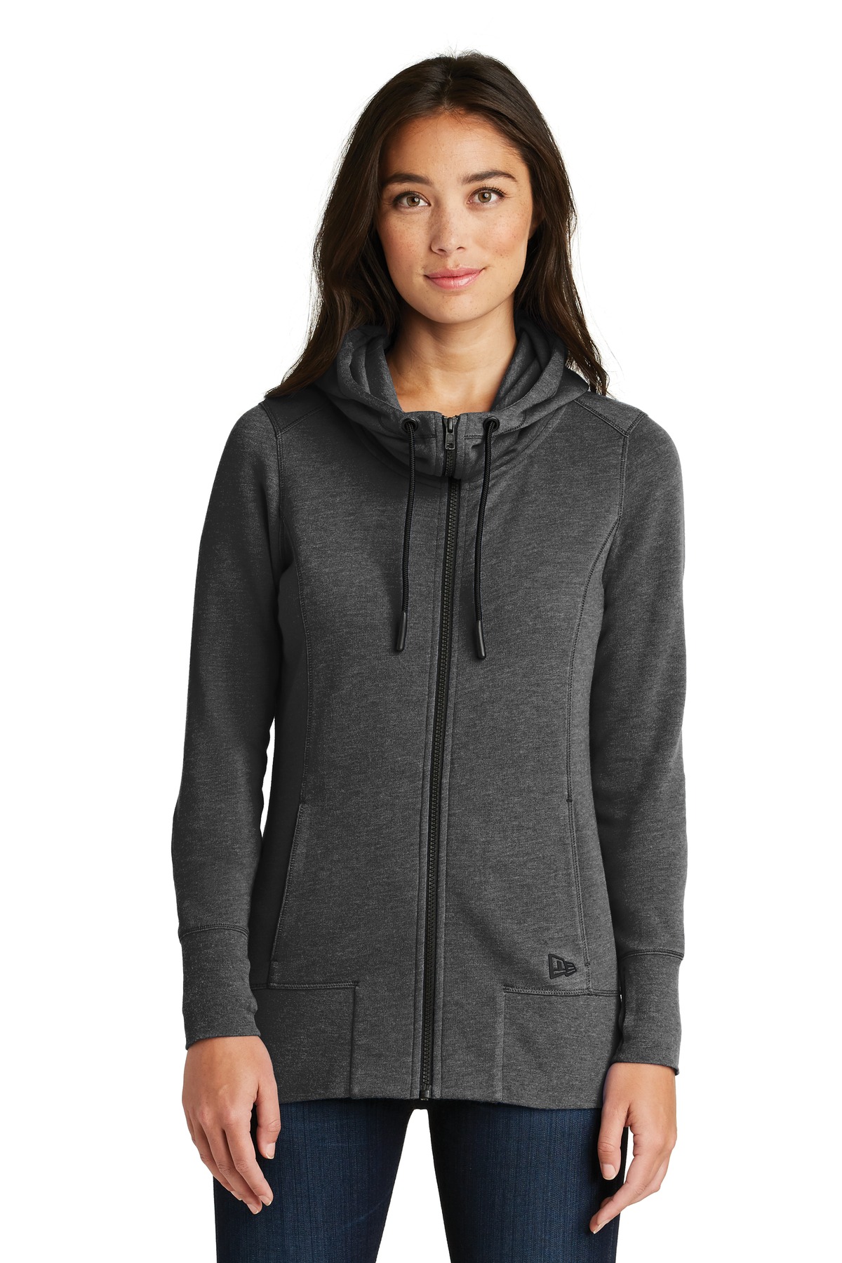 Women's Tri-Blend Fleece Full-Zip Hoodie