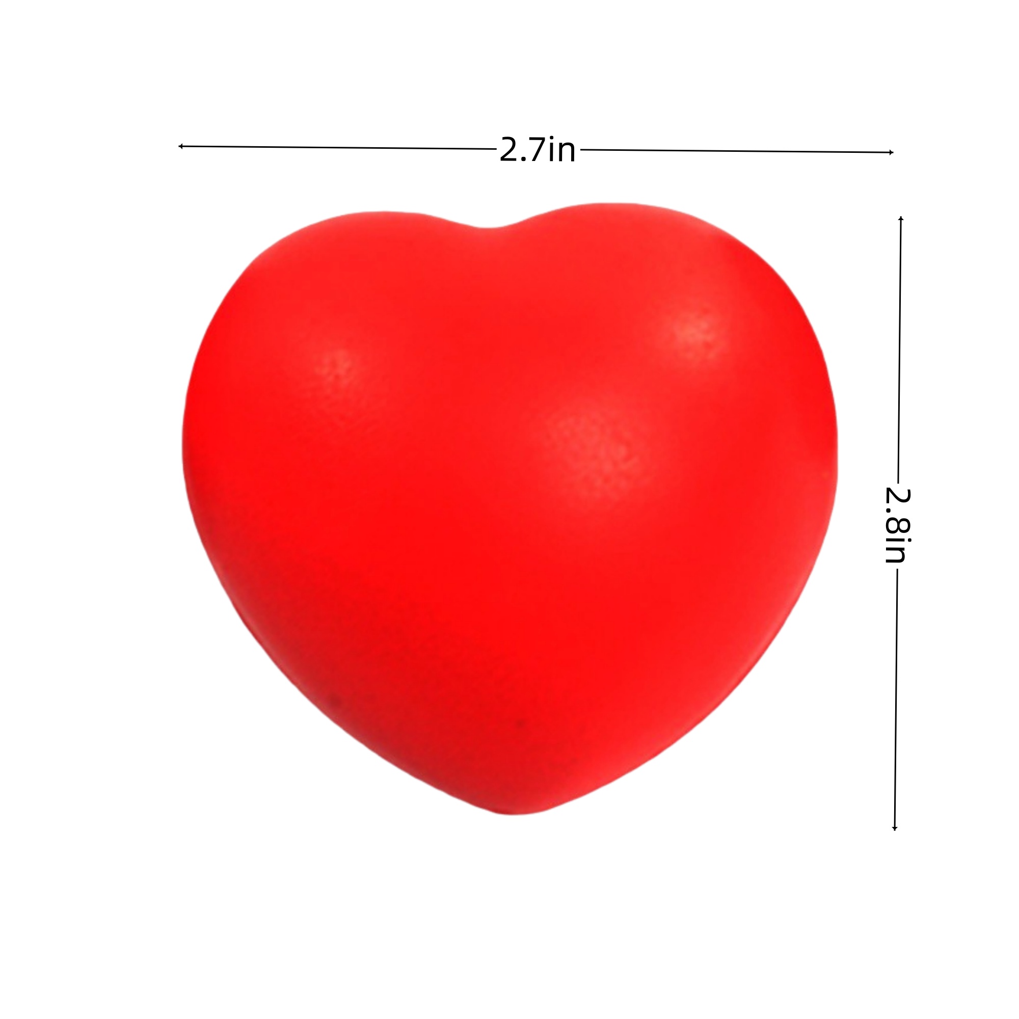 Soft Heart-Shaped Stress Relief Ball 2