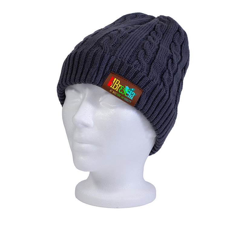 "THE COZY" Cable Knit Beanie With Fluffy Soft Lining 38