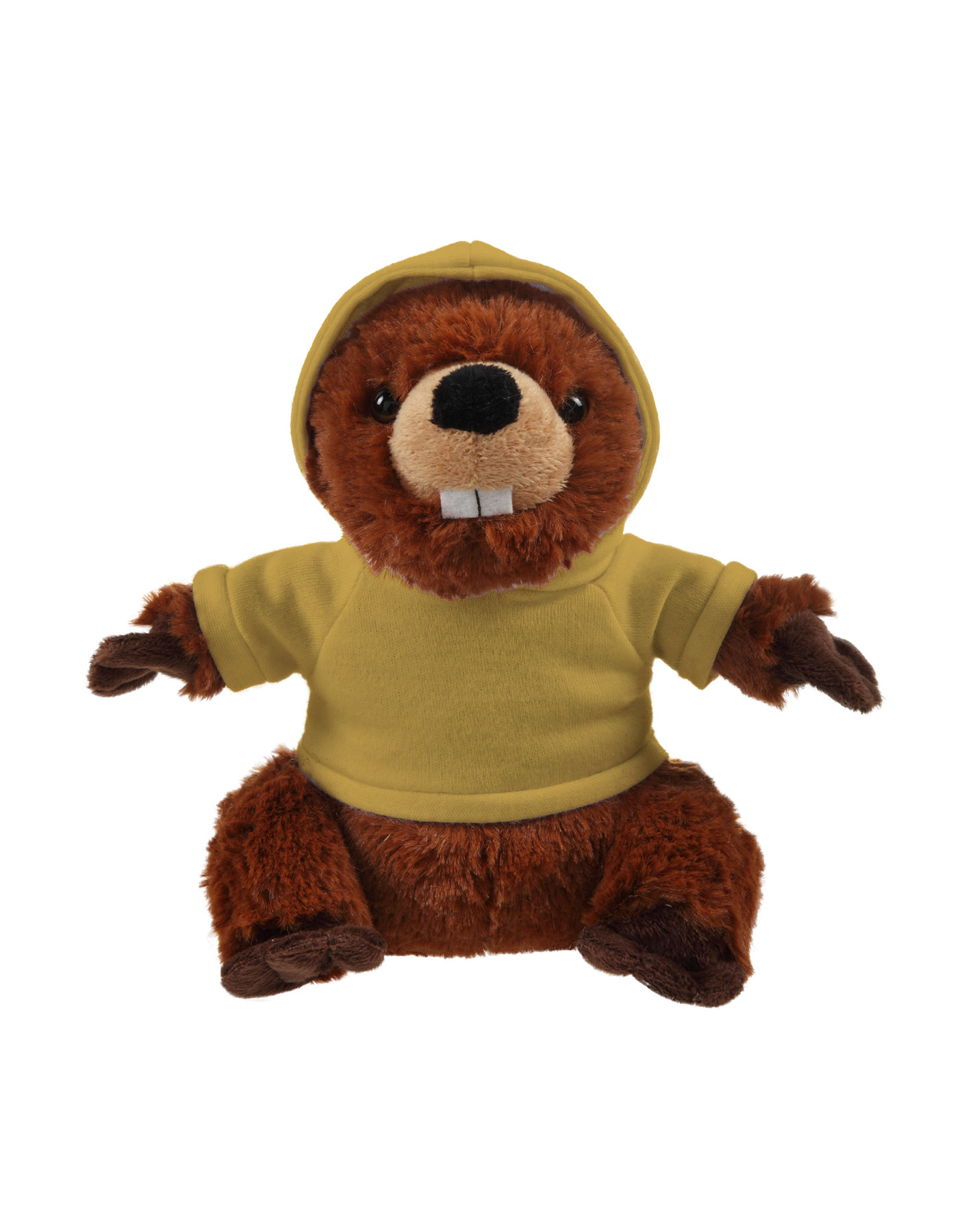 Soft Plush Standing Beaver with Hoodie 19