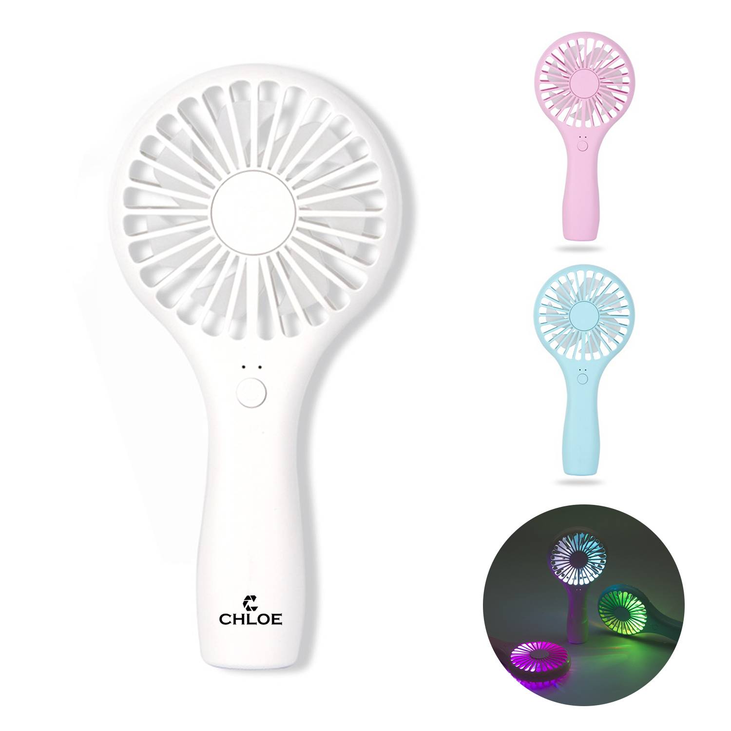Lollipop Mini Handheld Small Fan Outdoor Portable 2