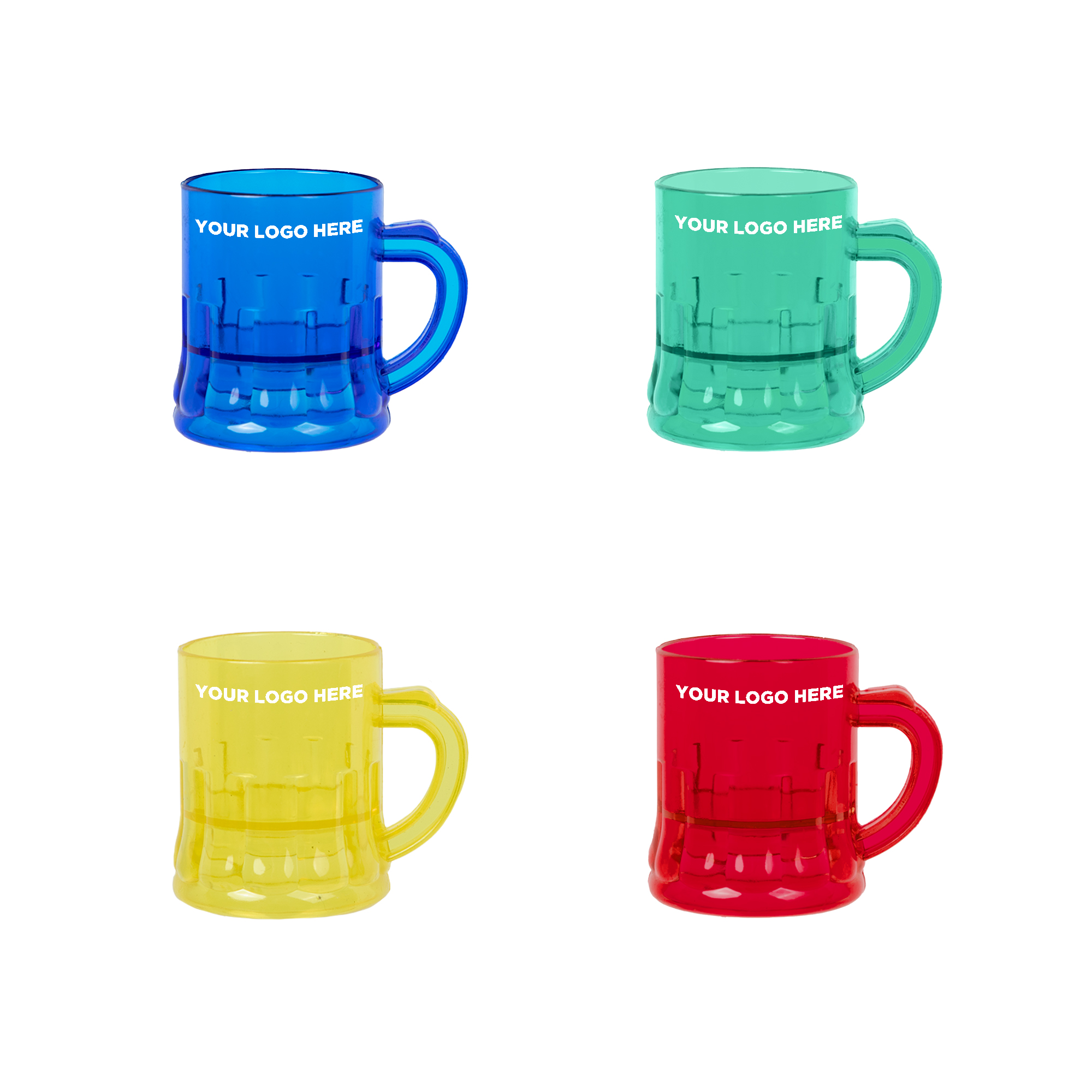 1 oz Mug Shaped Mini Shot Glass 3