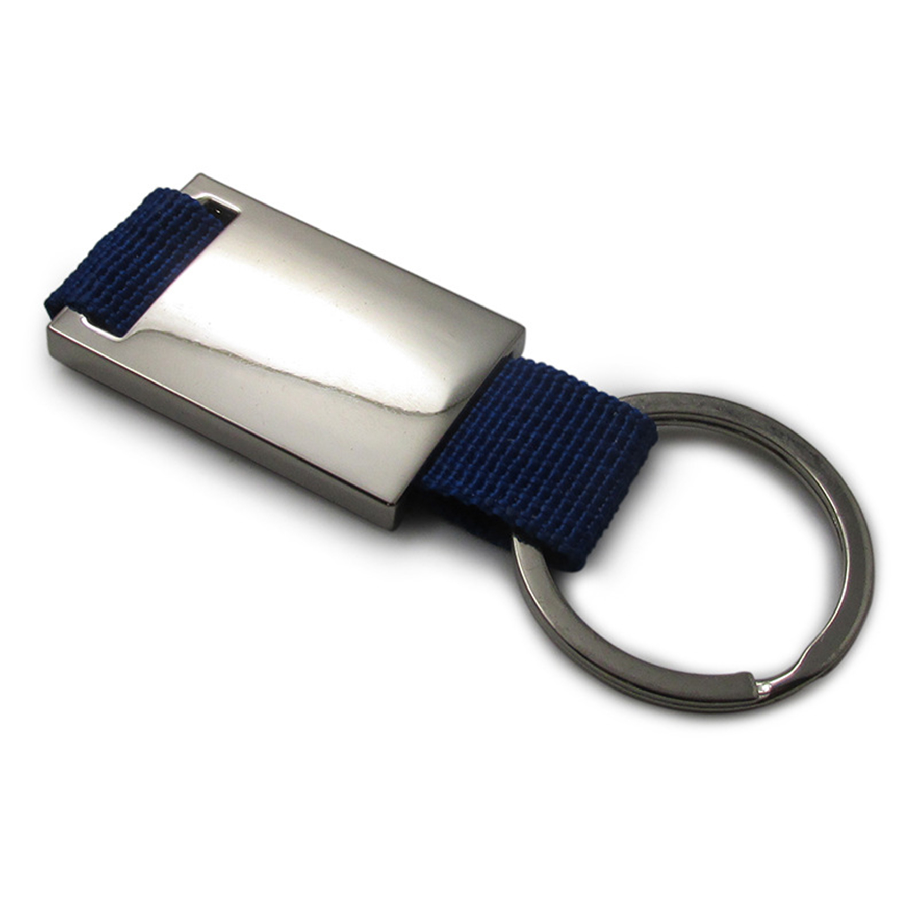 Square Zinc Alloy Keychain 2