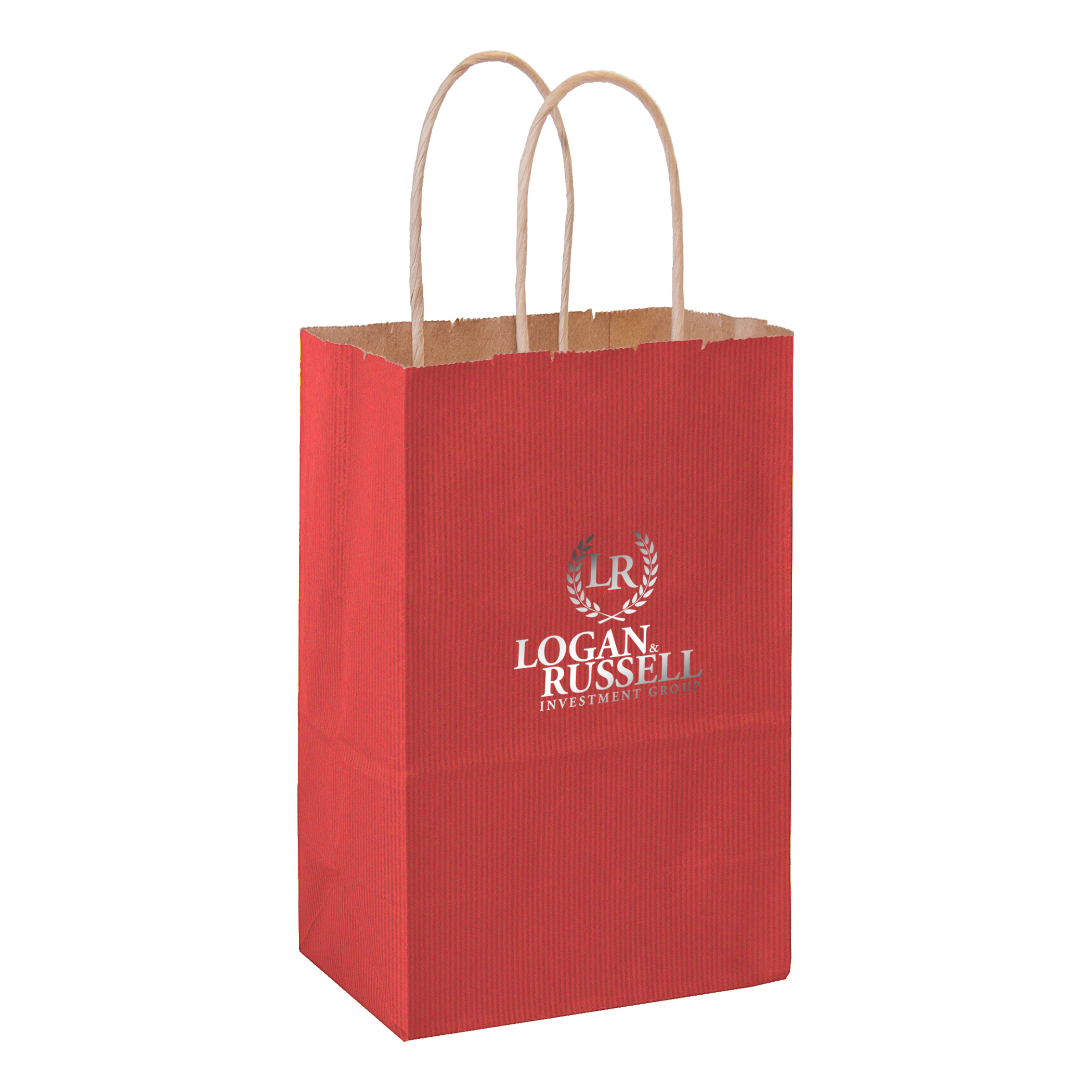 Matte Color Paper Shopper with Twisted Paper Handles 24