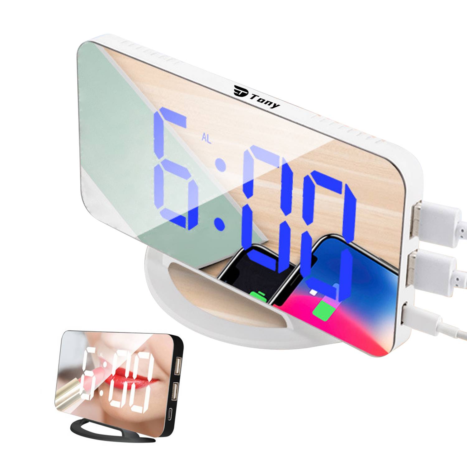 Clock Radio Mirror 4