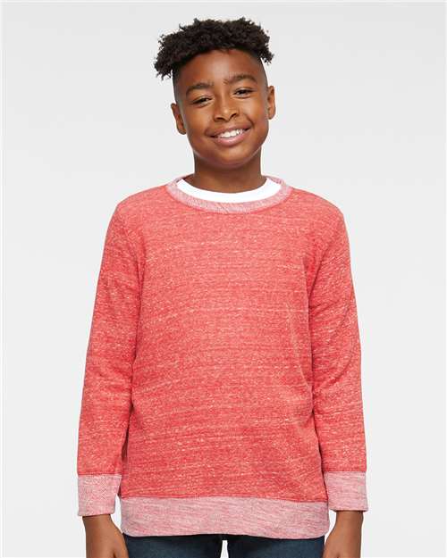 Youth Harborside Mélange French Terry Crewneck Sweatshirt - 2279 21