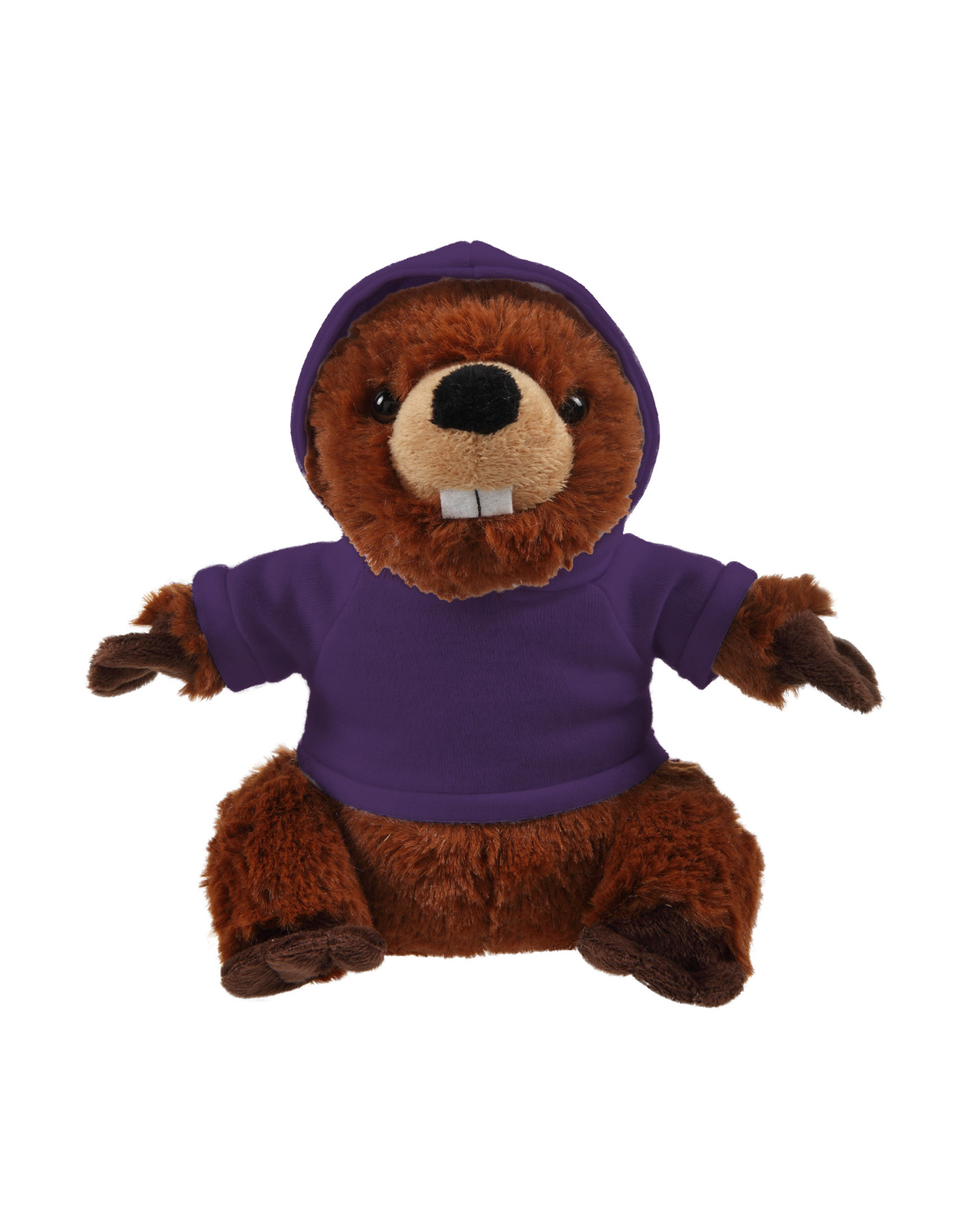 Soft Plush Standing Beaver with Hoodie 9
