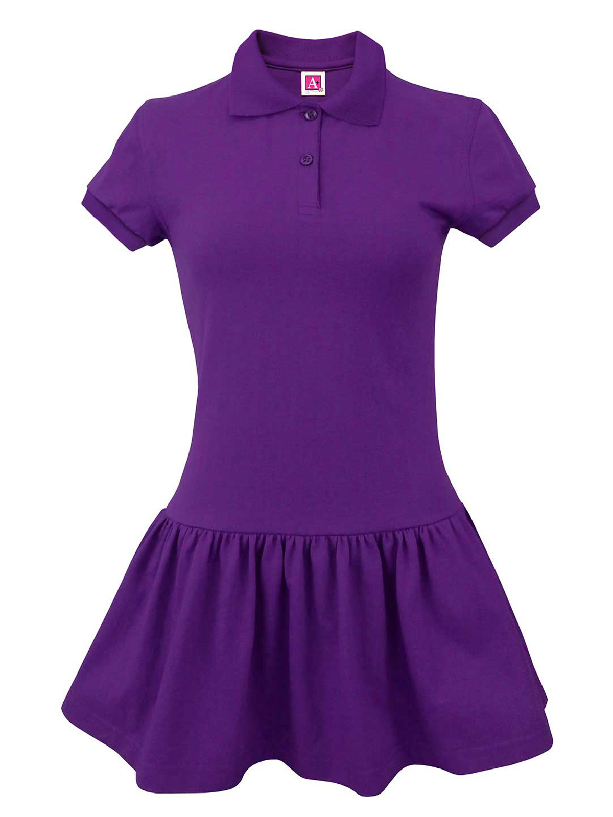 A+ Uniforms - Girls' Jersey Knit Dress 1