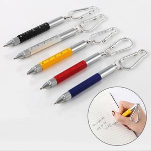 Multi Function 6-In-1 Tool Stylus Twist Pen With Key Chain 3