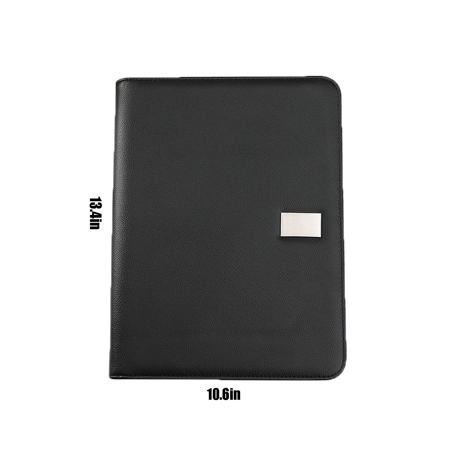 PU Zippered Portfolio Notepad 1