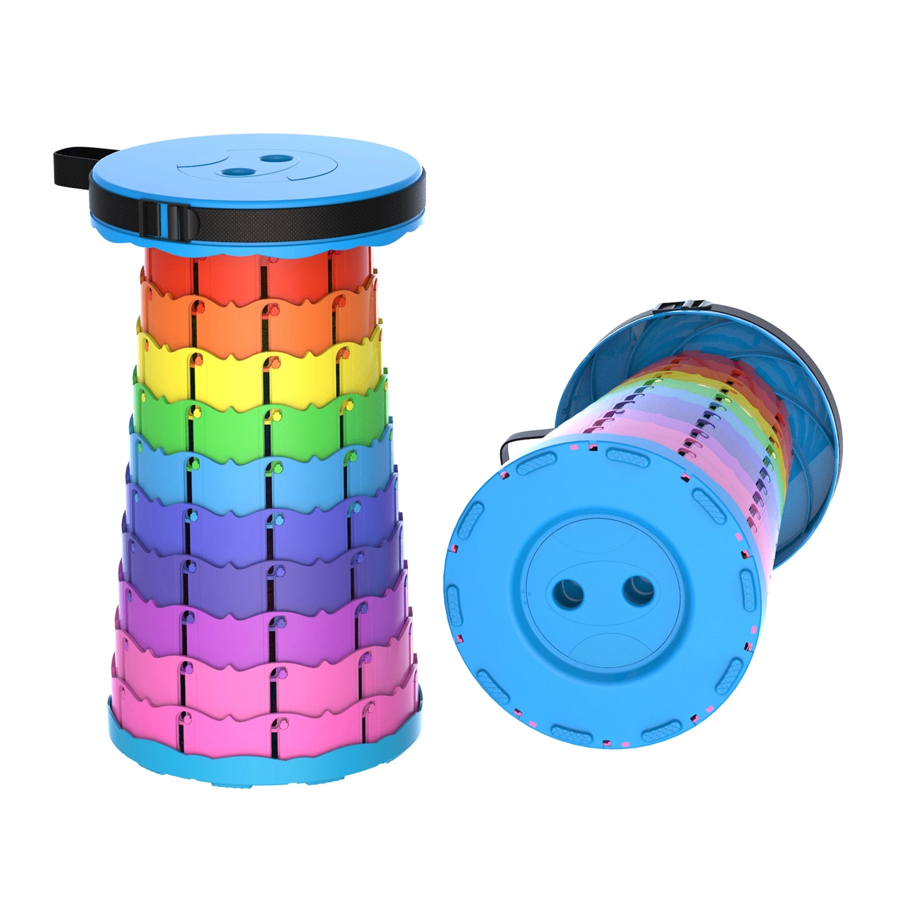 Rainbow Rotating Folding Portable Stool 3