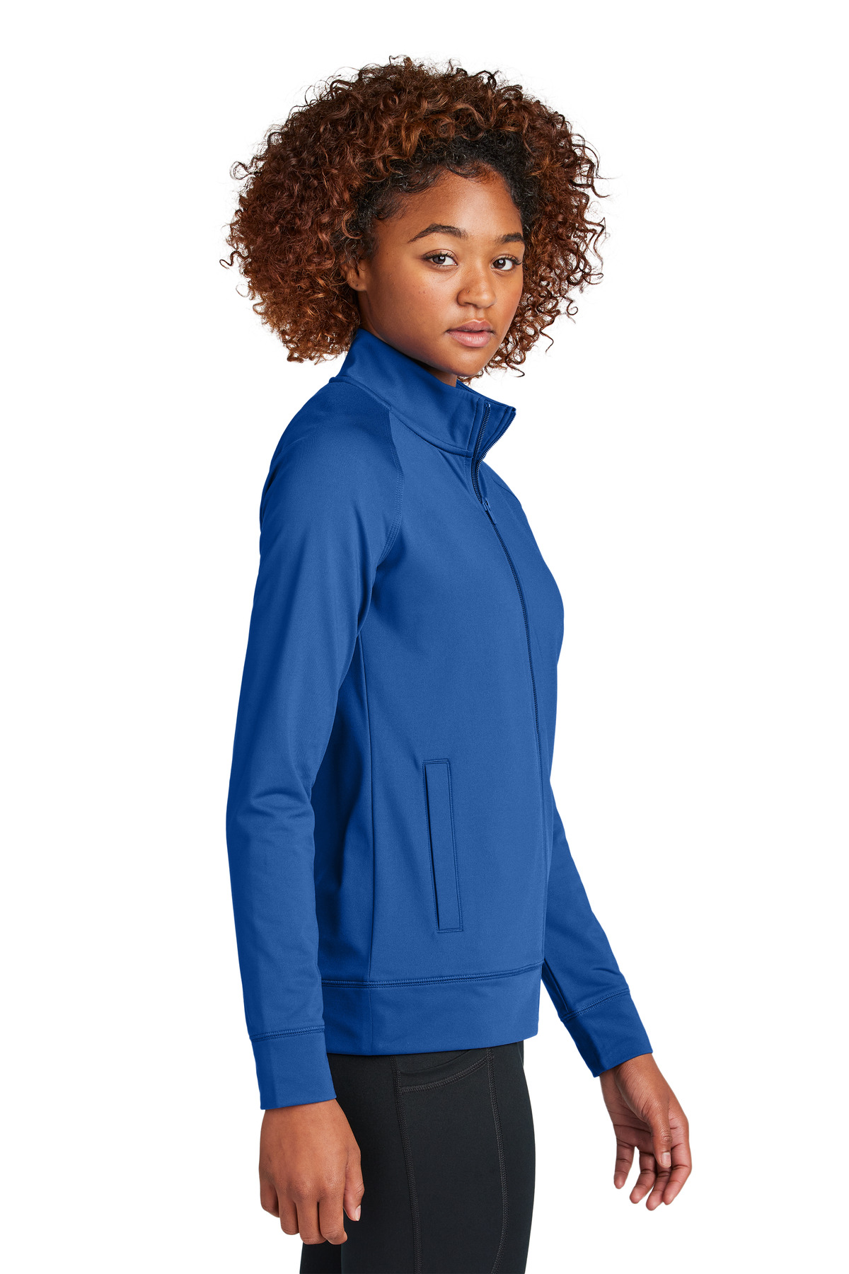Sport-Tek® Women's Sport-Wick Stretch Full-Zip Cadet Jacket 27