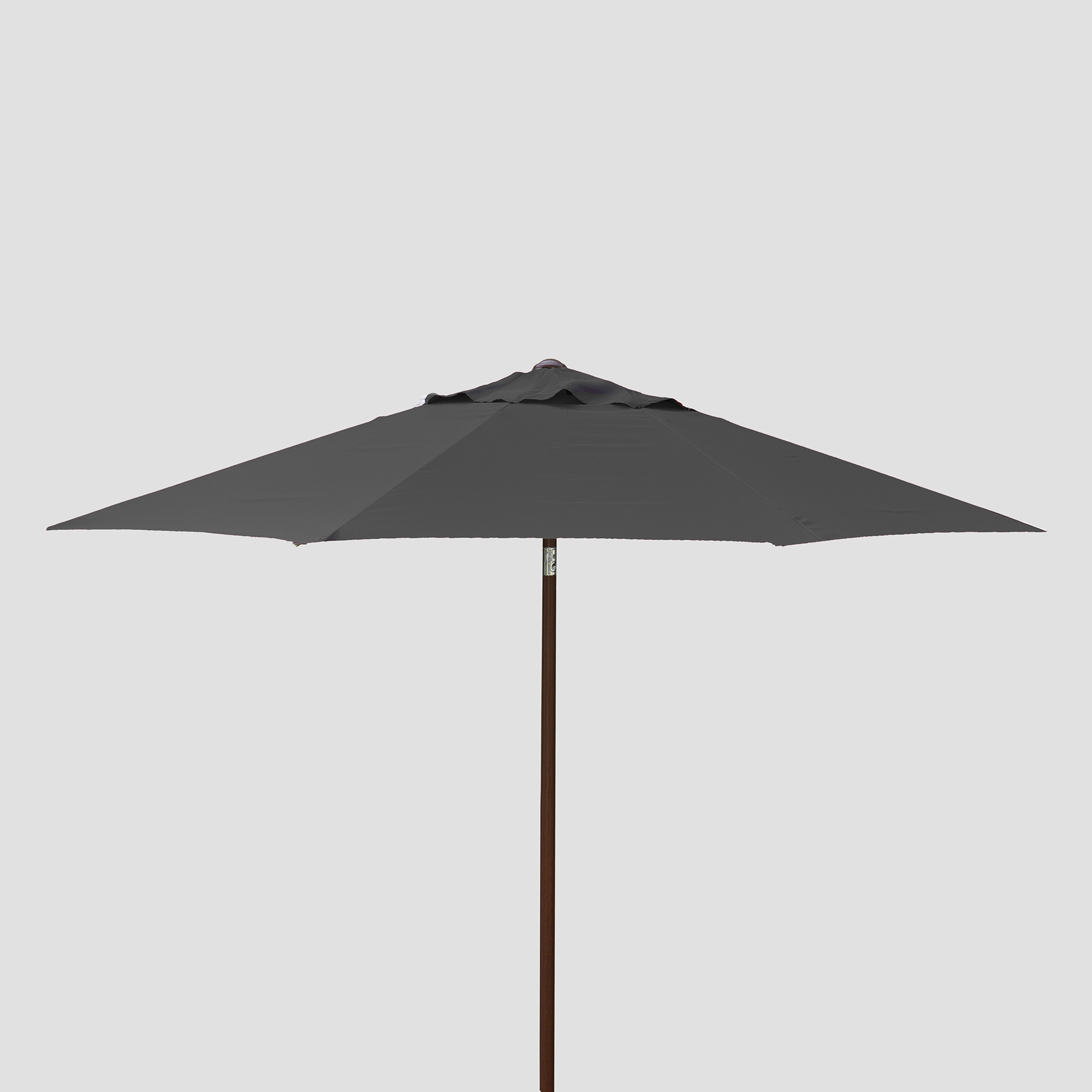 9' Wood Look Market Umbrella