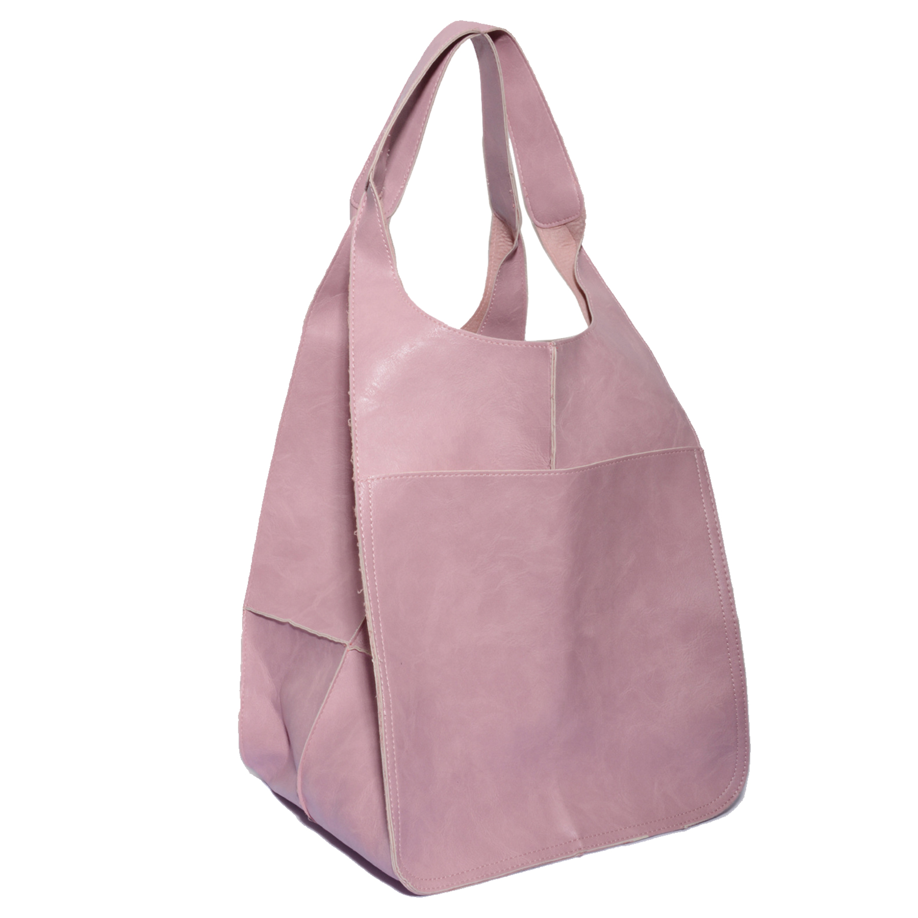Large PU Leather Satchel Tote Shoulder Bags 6