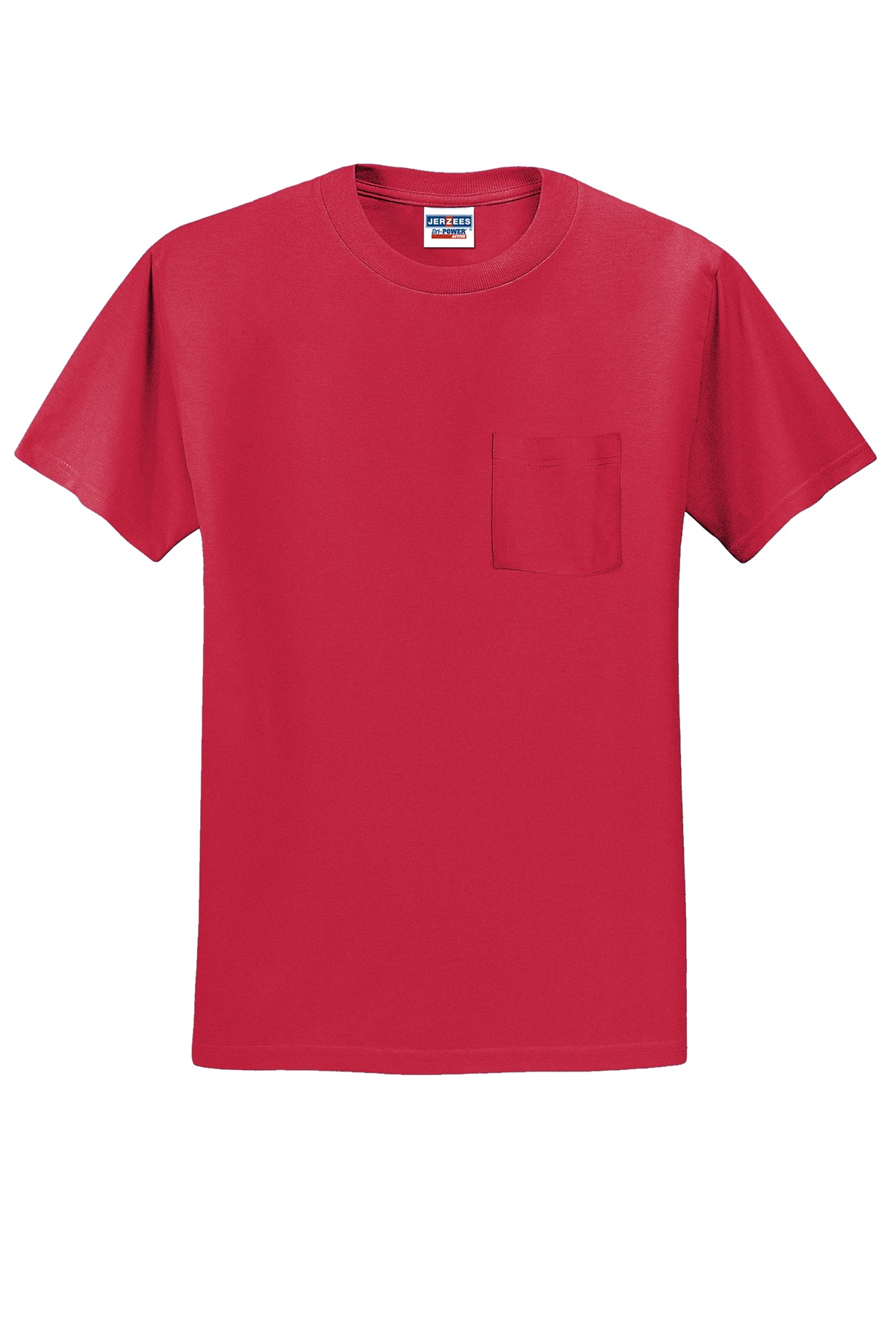Jerzees - Dri-Power 50/50 Cotton/Poly Pocket T-Shirt. 29MP 63