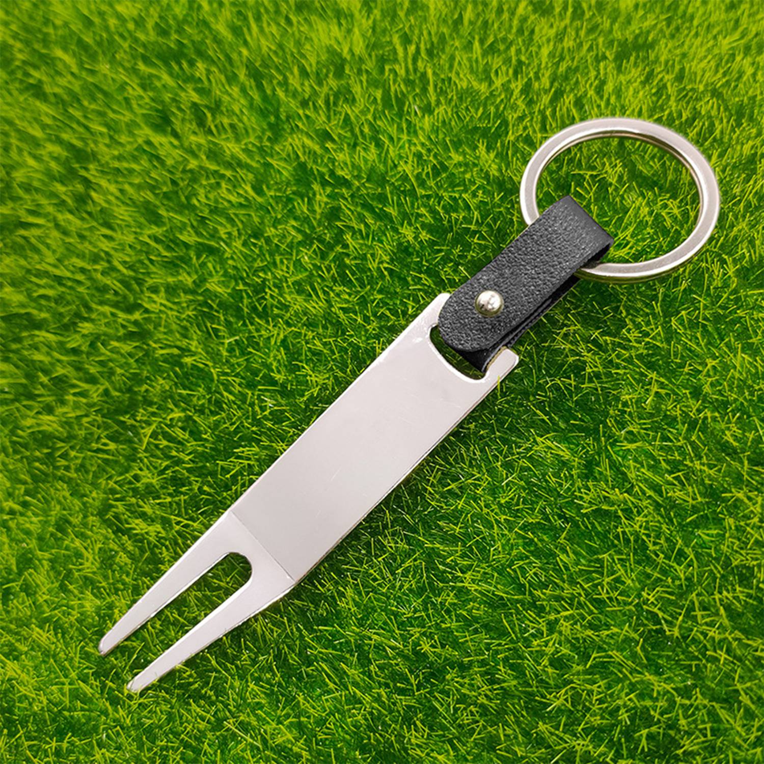Zinc Alloy Golf Divot Tool Keychain 4