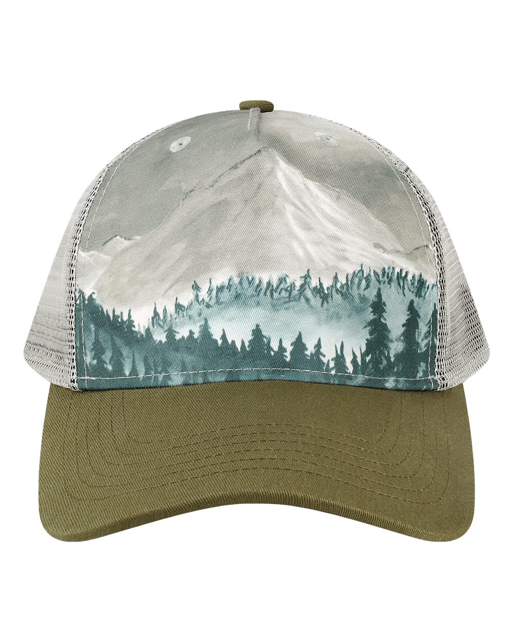 Printed Five-Panel Trucker Cap - 5PTKR 23