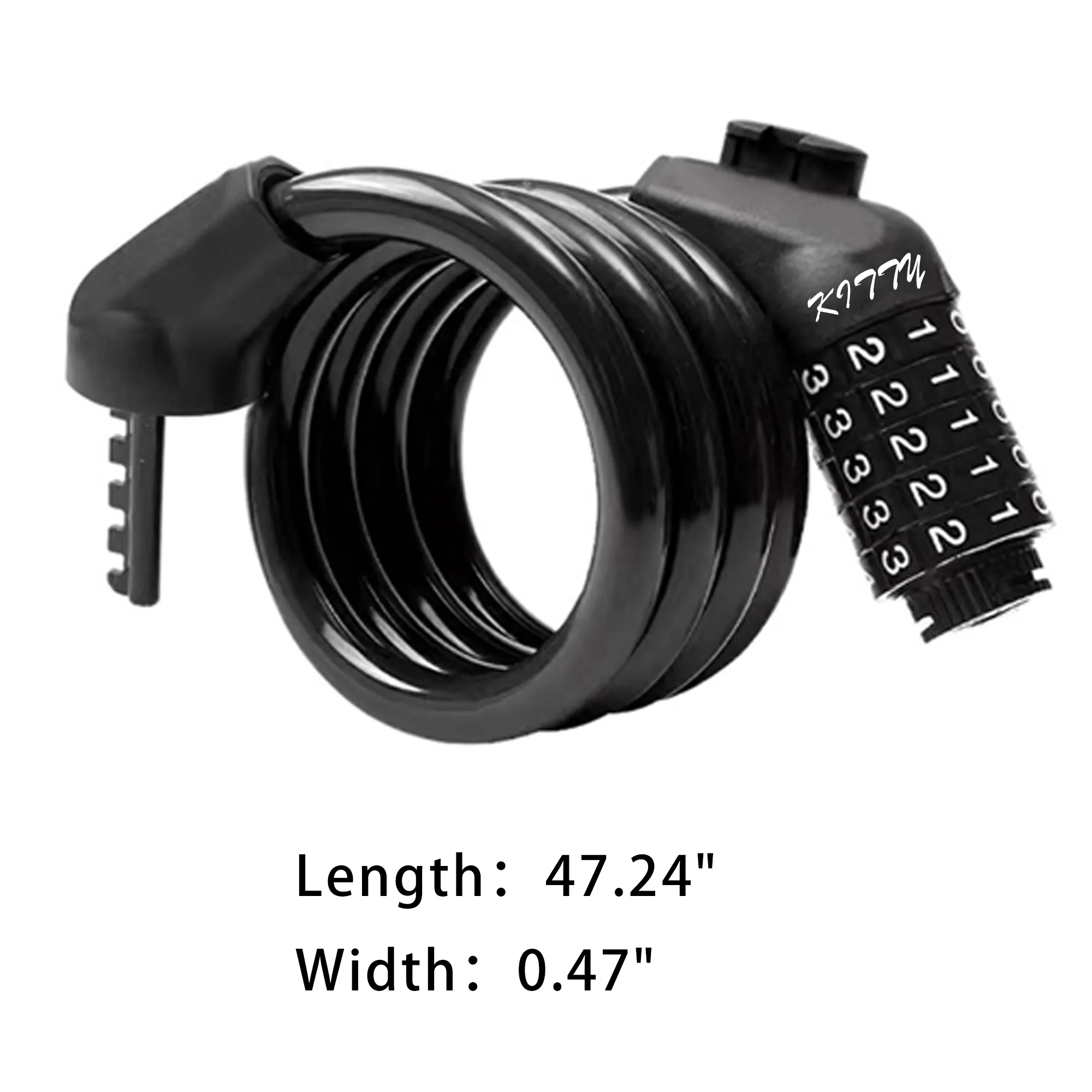 Five-Digit Combination Cable Lock For Bicycles 5