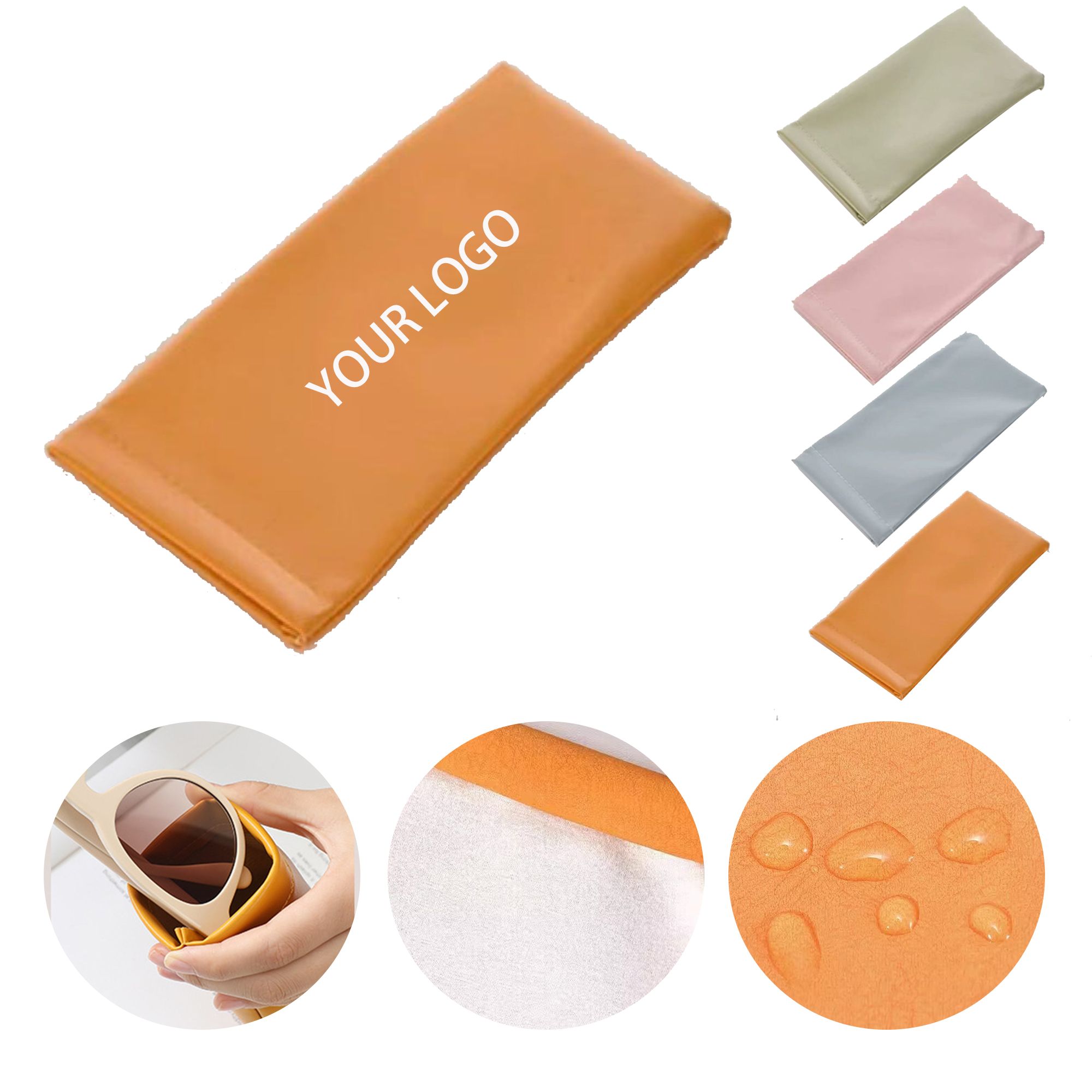 MOQ:10pcs Automatic Closure Glasses Pouch 1