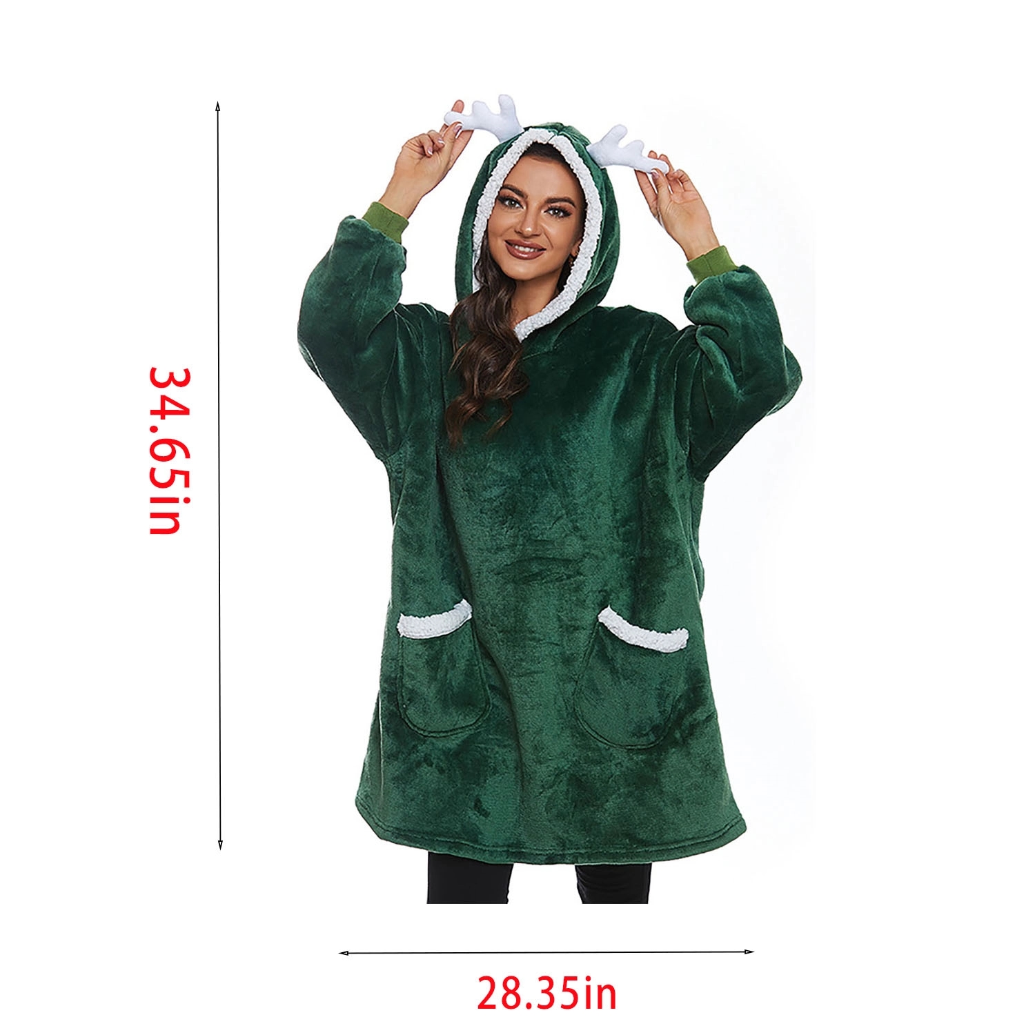 Christmas Staghorn Slacker Blanket 5