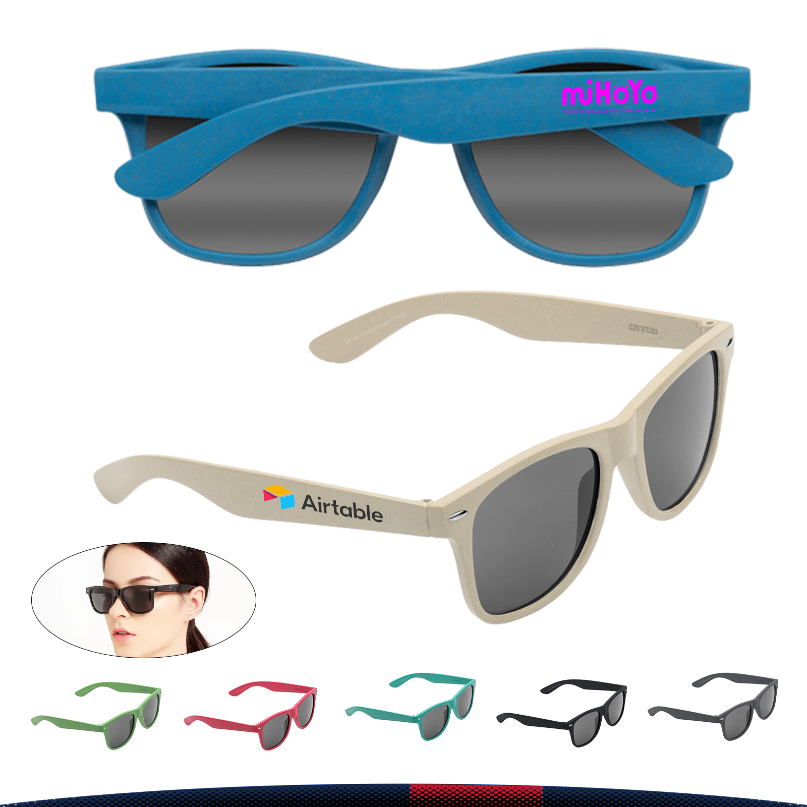 Kapel Wheat Straw Fiber Sunglasses 12