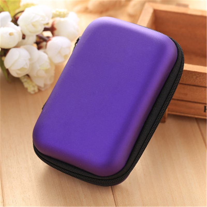 Portable PU Rectangle Earphone Organizer 7