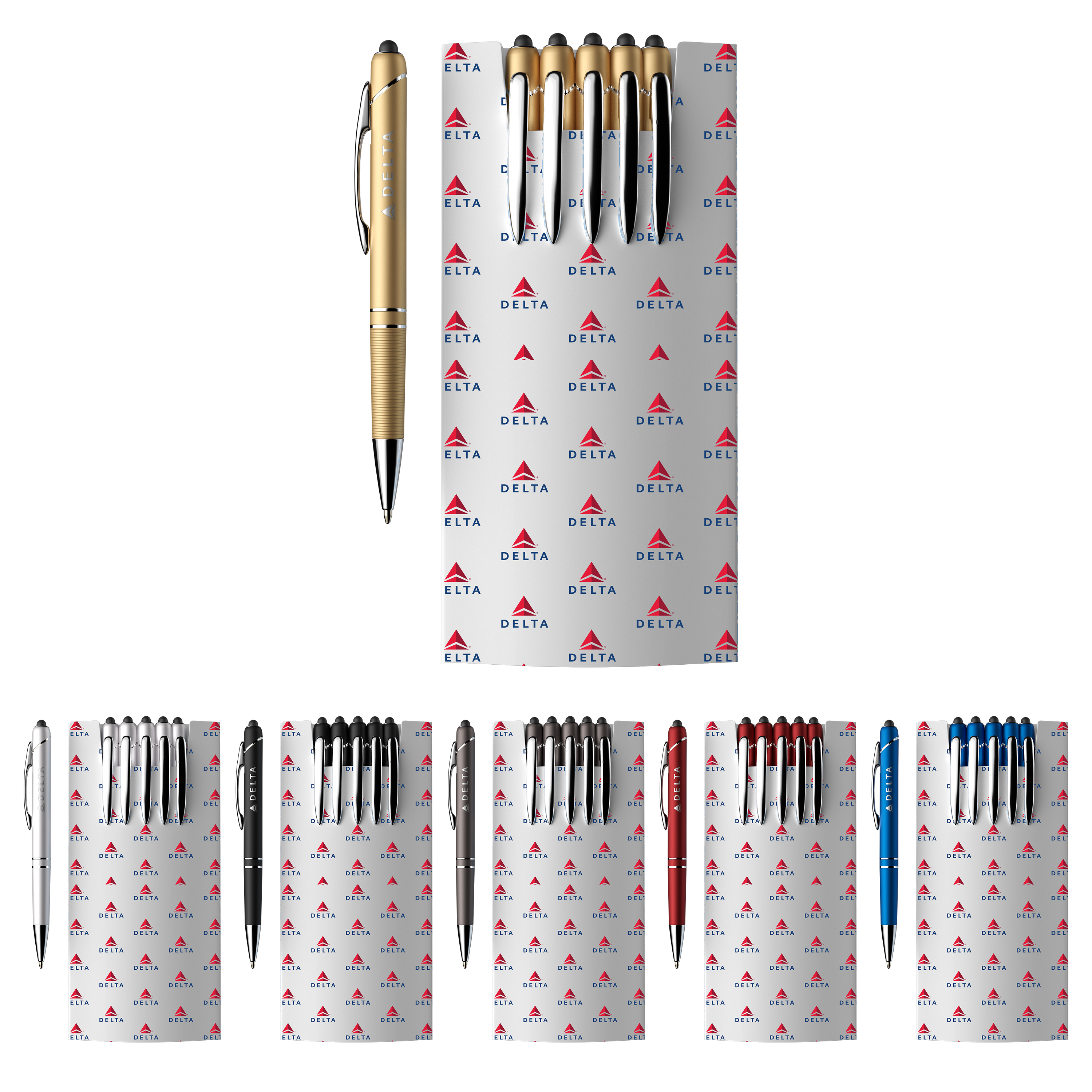 5-piece glacio pen set and custom sleeve 3