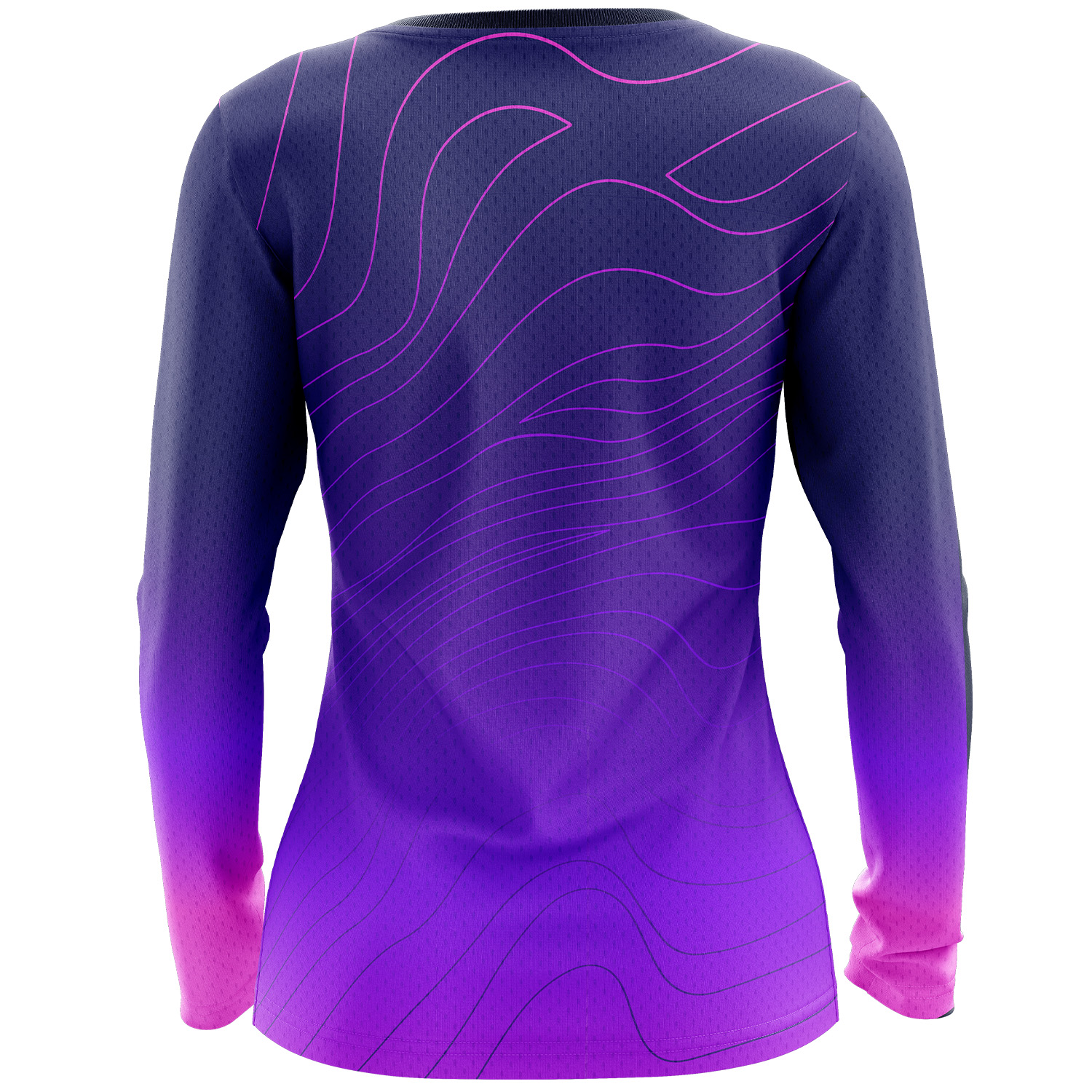 Women's 160 GSM Birdseye mesh Sublimation Long Sleeve T-shirt 3