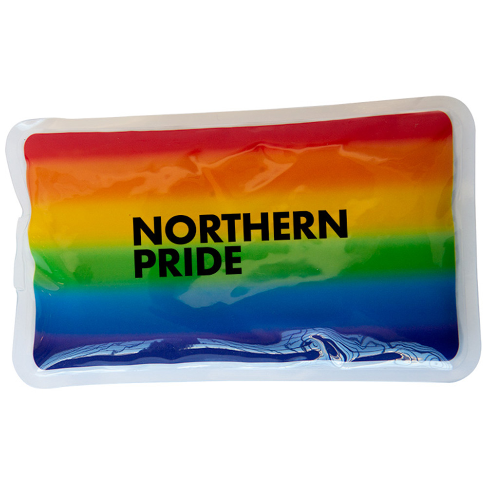 Rectangle Rainbow Gel Beads Hot/Cold Pack
