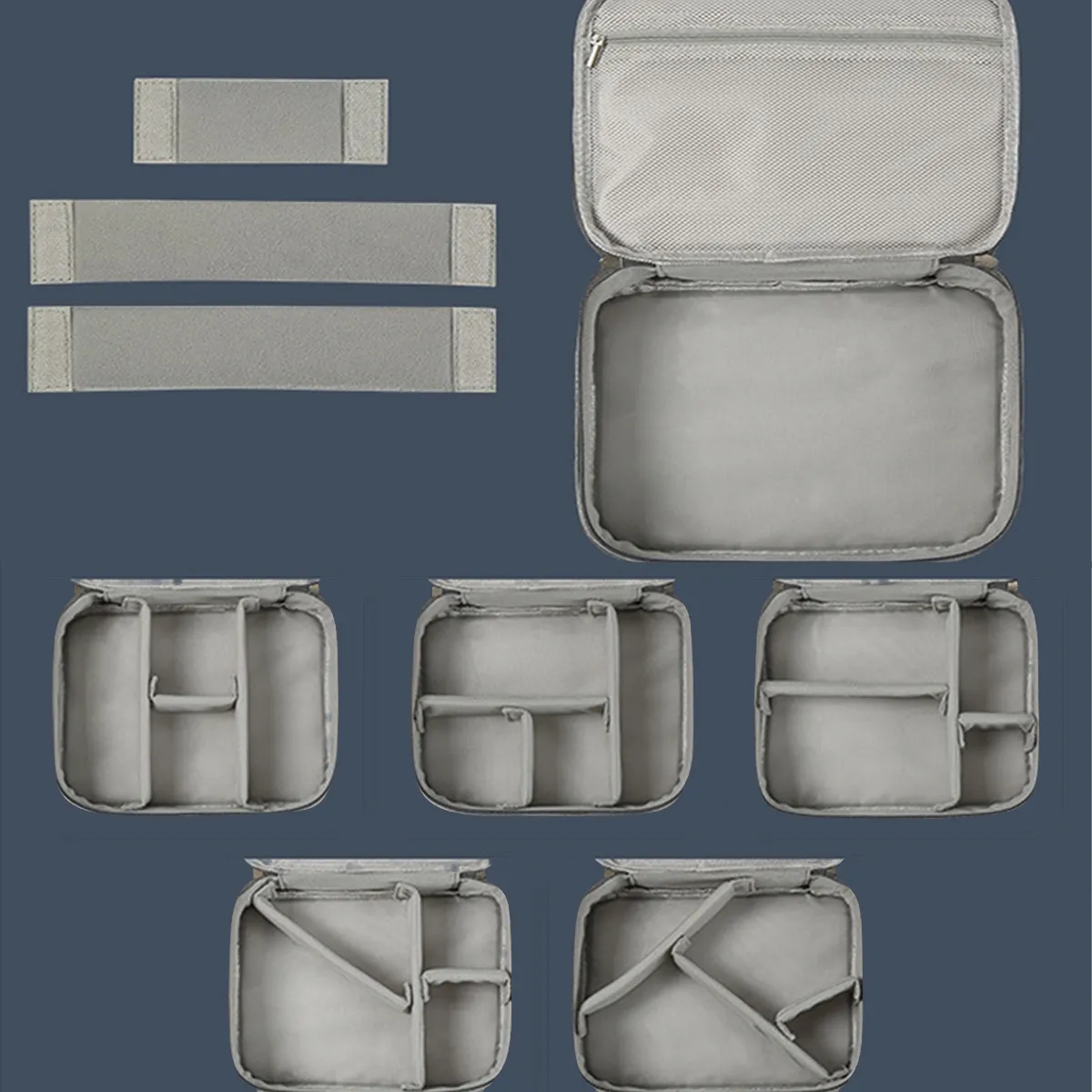 Double-Layer Travel Electronics Organizer Bag 6
