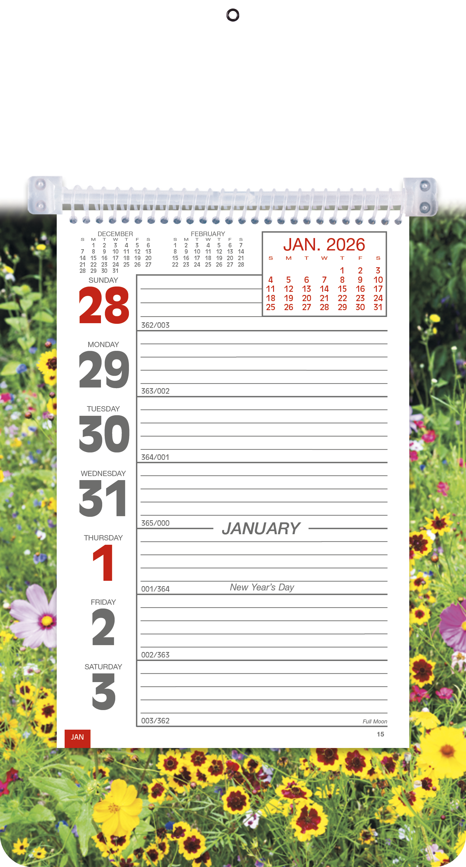 Triumph® Calendars Full-Color Weekly Memo Calendar 28