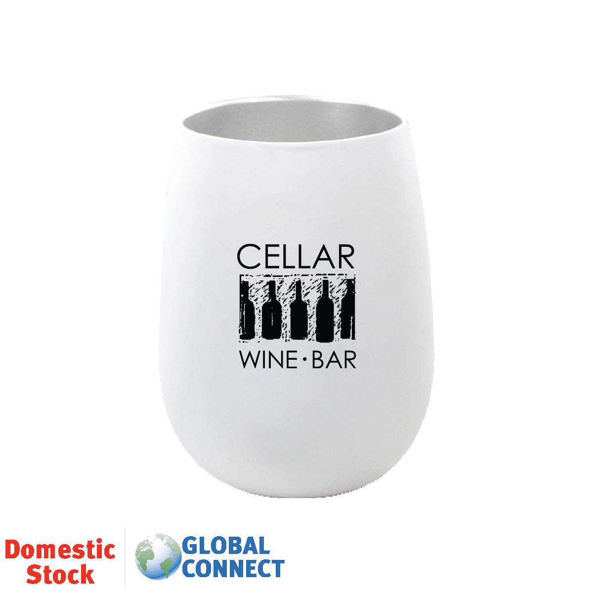 Halcyon® 12 oz. Stainless Steel Wine Glass 11