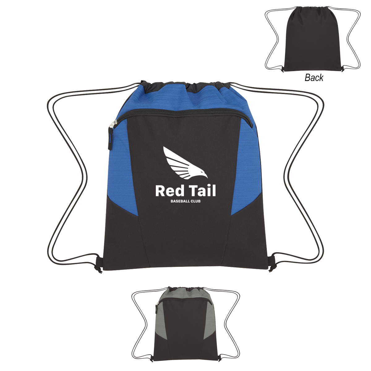 Tahoe Heathered Drawstring Backpack 1