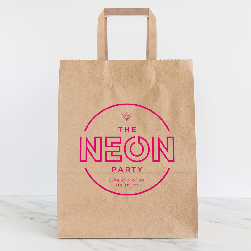 10 X 13 Inch Custom Paper Shopping Bag With Handles 17