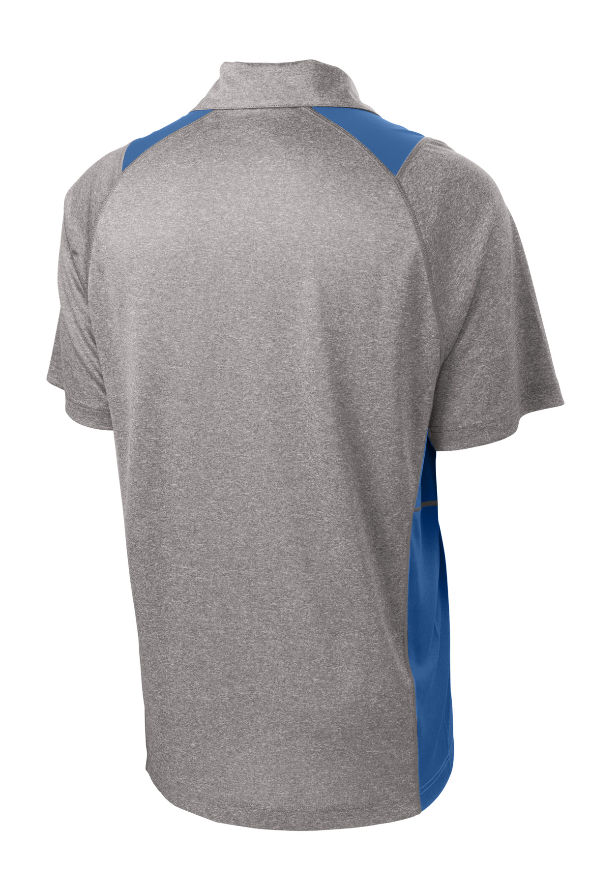 Sport-Tek Heather Colorblock Contender Polo. ST665 87